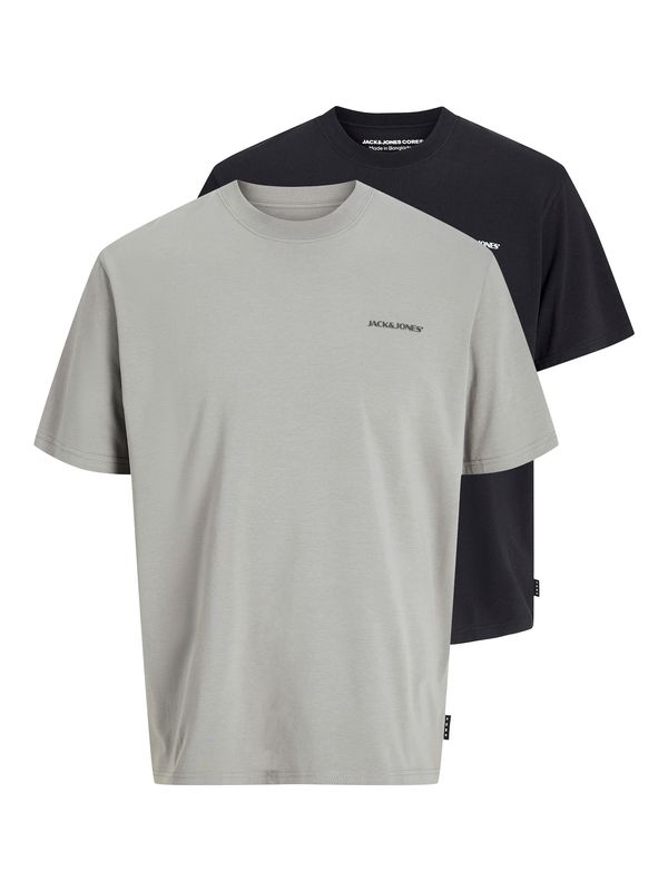 JACK & JONES JACK & JONES Majica 'JCOPACER'  siva / črna