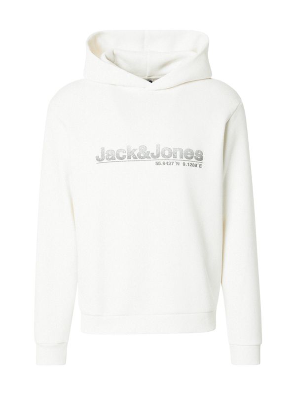 JACK & JONES JACK & JONES Majica 'JCOPUFF'  kremna / siva / svetlo siva