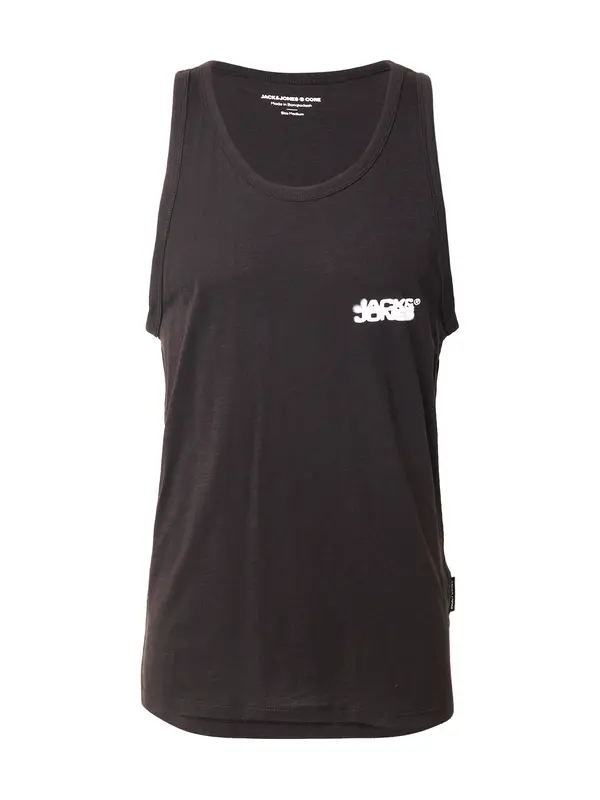 JACK & JONES JACK & JONES Majica 'JCOSago'  črna / bela