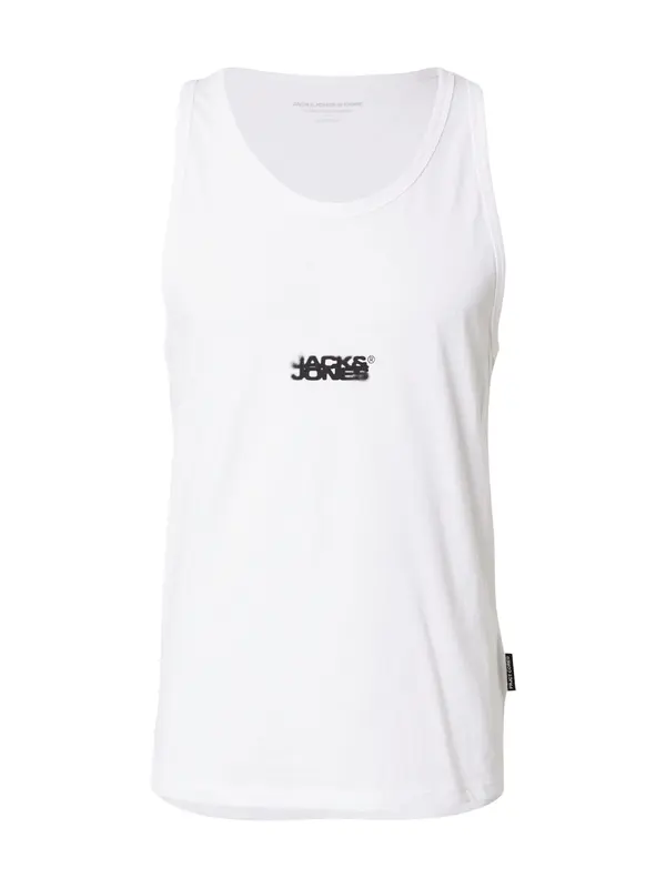 JACK & JONES JACK & JONES Majica 'JCOSago'  črna / bela