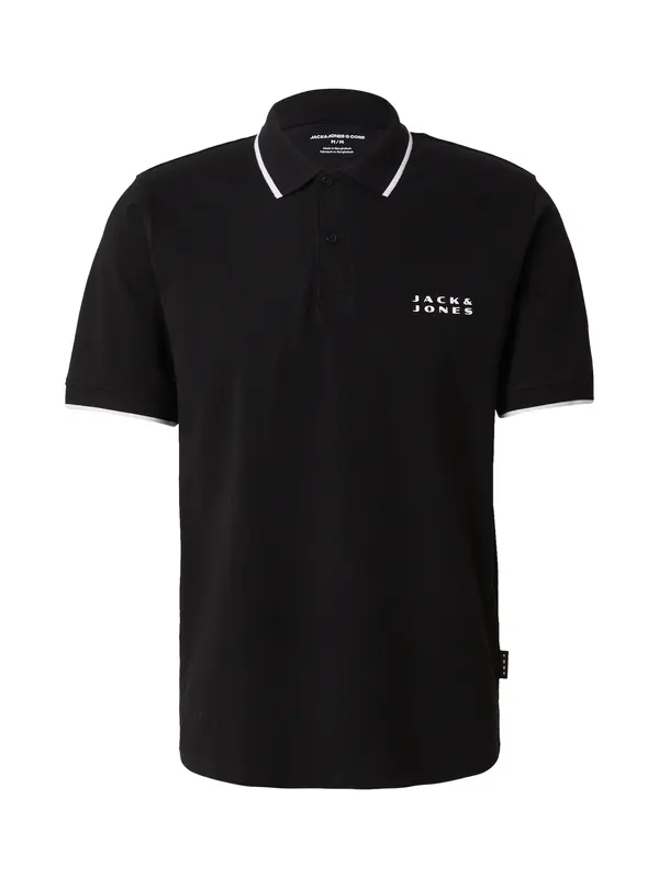 JACK & JONES JACK & JONES Majica 'JCOSTANCE'  črna / bela