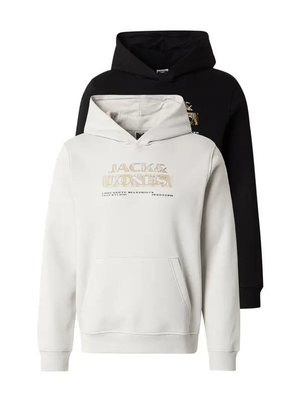 JACK & JONES JACK & JONES Majica 'JCOSTANCE'  kari / siva / črna