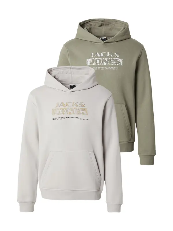 JACK & JONES JACK & JONES Majica 'JCOSTANCE'  pesek / svetlo siva / oliva / bela
