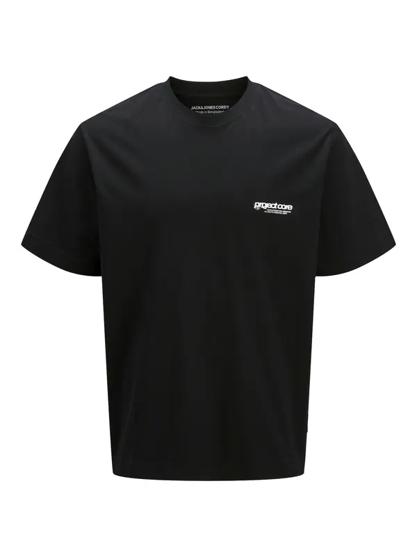 JACK & JONES JACK & JONES Majica 'JCOUnion'  črna / bela