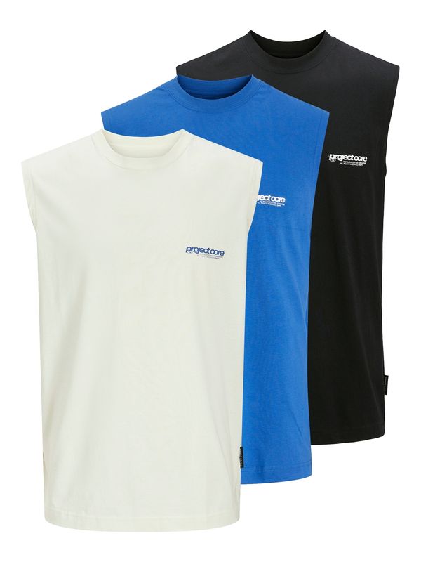 JACK & JONES JACK & JONES Majica 'JCOUNION'  kraljevo modra / črna