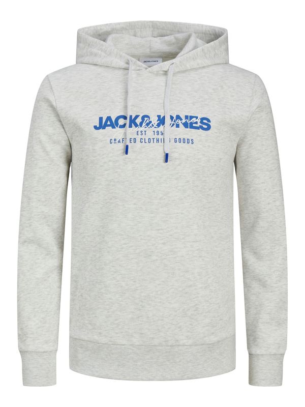 JACK & JONES JACK & JONES Majica 'JJALVIS'  modra / pegasto siva