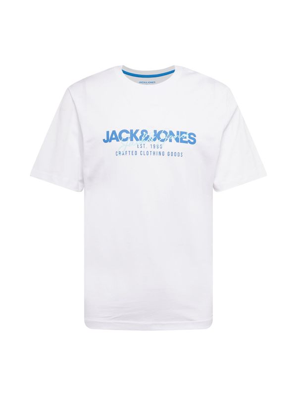 JACK & JONES JACK & JONES Majica 'JJALVIS'  modra / svetlo modra / bela