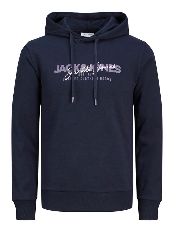 JACK & JONES JACK & JONES Majica 'JJalvis'  mornarska / sivka / bela