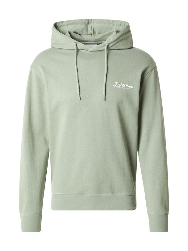 JACK & JONES JACK & JONES Majica 'JJBEAU'  pastelno zelena / bela