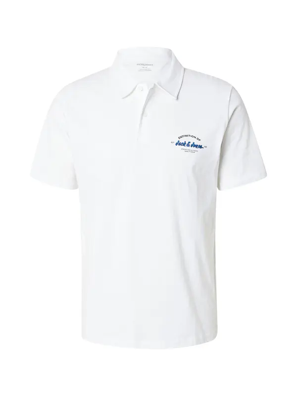 JACK & JONES JACK & JONES Majica 'JJBrandon'  modra / bela