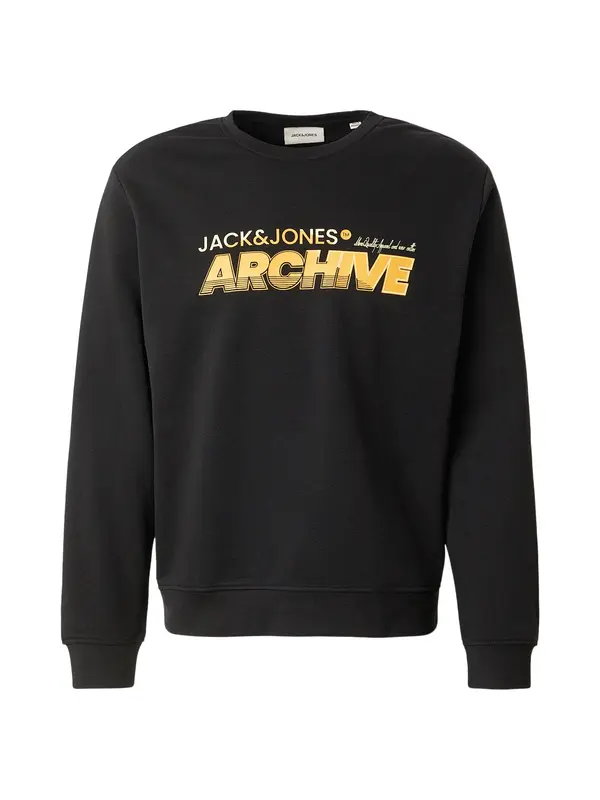 JACK & JONES JACK & JONES Majica 'JJBRAT'  oranžna / črna