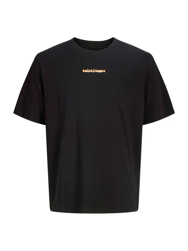 JACK & JONES JACK & JONES Majica 'JJCity'  pastelno modra / oranžna / črna / bela