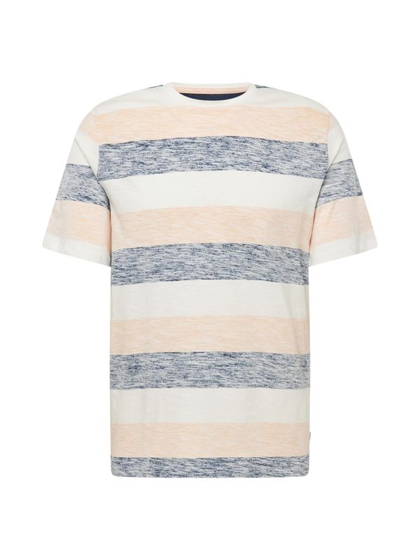 JACK & JONES JACK & JONES Majica 'JJCOAST'  golobje modra / marelica / bela