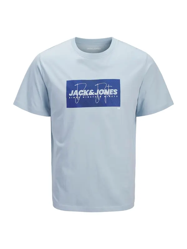 JACK & JONES JACK & JONES Majica 'JJCole'  mornarska / svetlo modra / bela