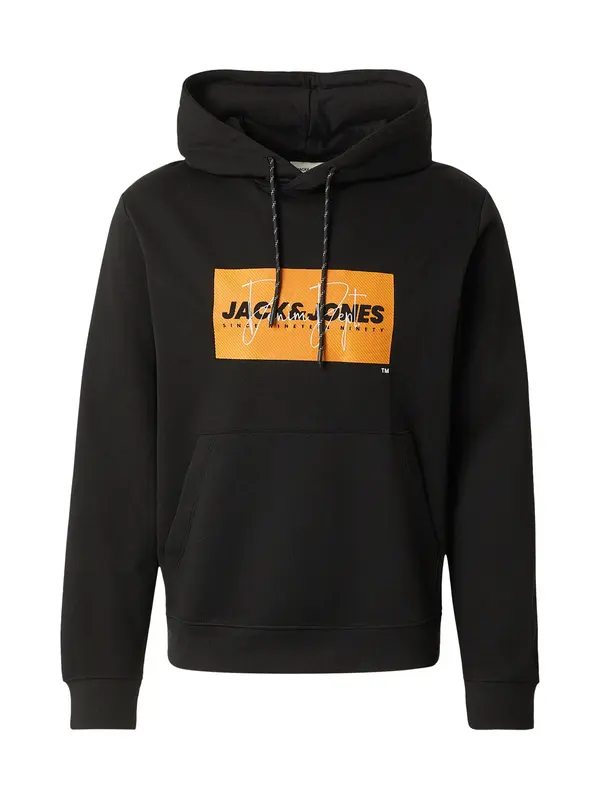 JACK & JONES JACK & JONES Majica 'JJCOLE'  oranžna / črna / bela