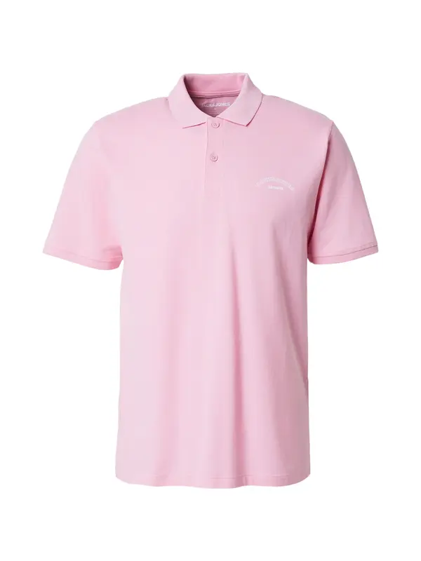 JACK & JONES JACK & JONES Majica 'JJCOLLEGE'  roza / bela