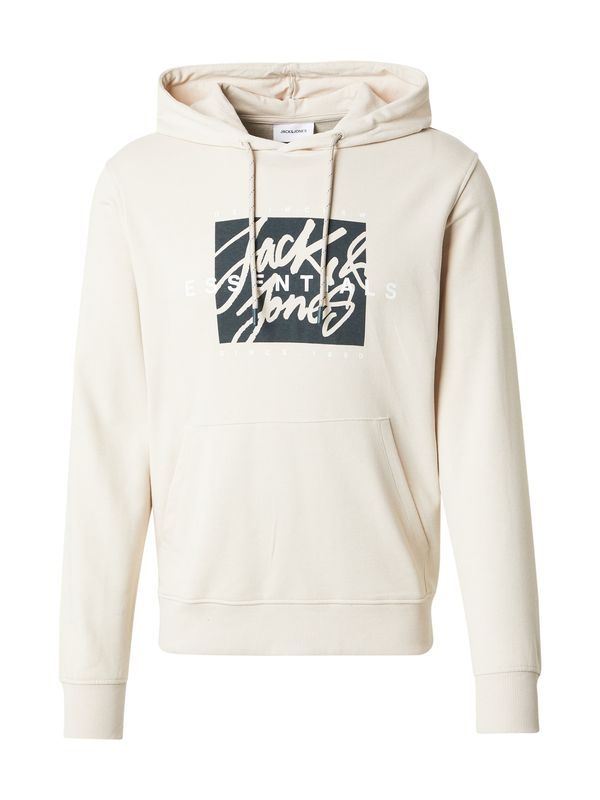 JACK & JONES JACK & JONES Majica 'JJCOLTON'  greige / črna / bela