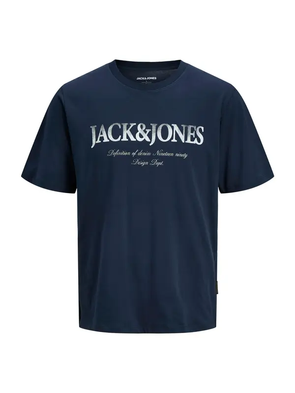 JACK & JONES JACK & JONES Majica 'JJDevin Daytona'  mornarska / bela