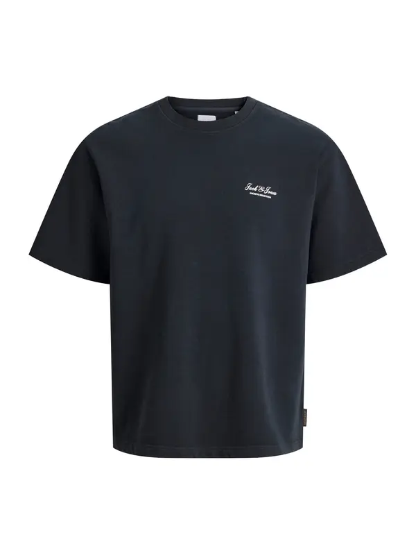 JACK & JONES JACK & JONES Majica 'JJEARCHIVE'  črna / bela