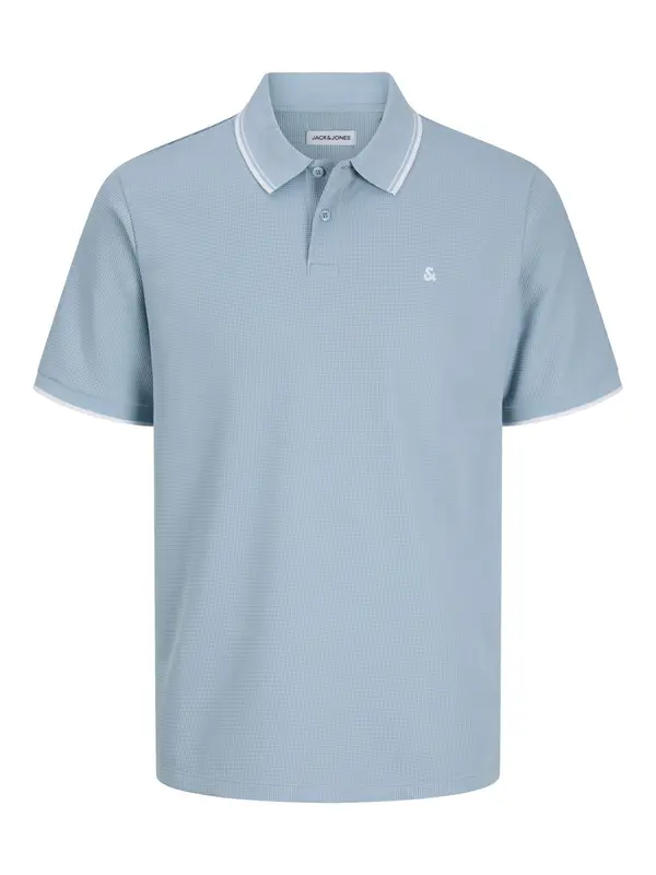 JACK & JONES JACK & JONES Majica 'JJEAustin'  golobje modra / bela