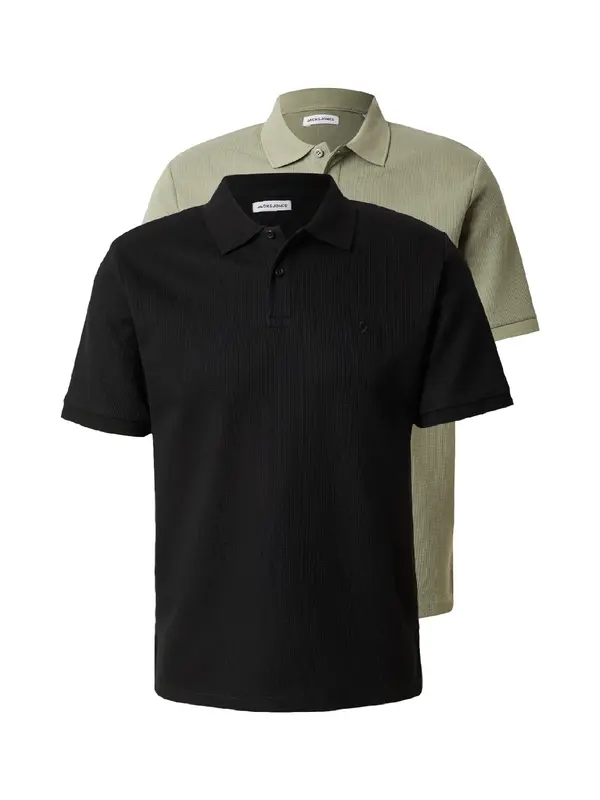 JACK & JONES JACK & JONES Majica 'JJEAUSTIN'  oliva / črna