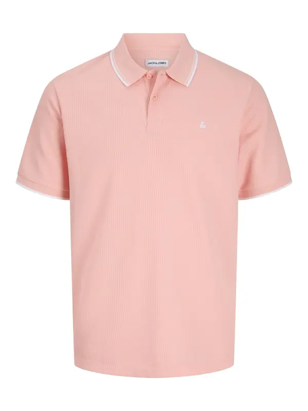 JACK & JONES JACK & JONES Majica 'JJEAustin'  roza / bela