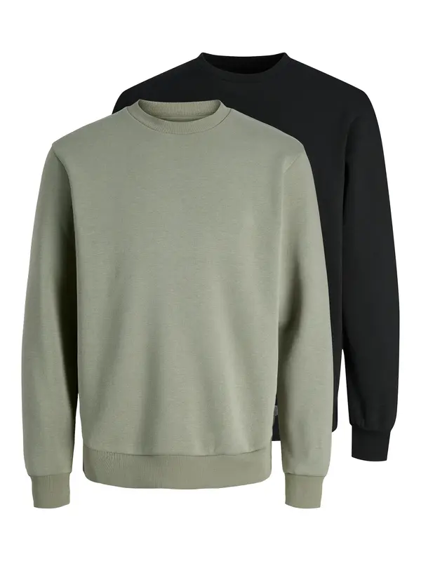 JACK & JONES JACK & JONES Majica 'JJEBradley'  greige / črna