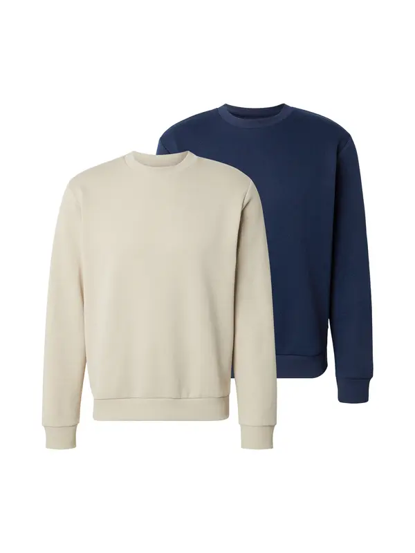 JACK & JONES JACK & JONES Majica 'JJEBradley'  mornarska / svetlo siva