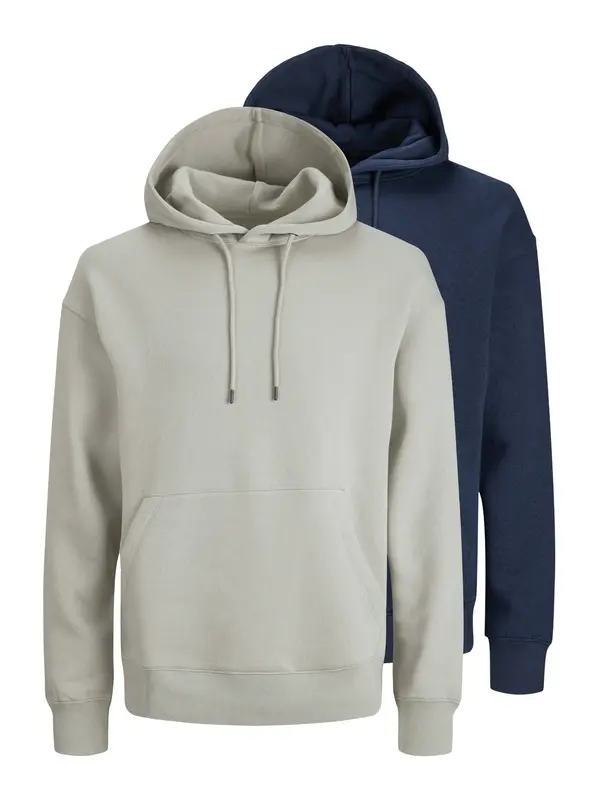 JACK & JONES JACK & JONES Majica 'JJEBRADLEY'  mornarska / svetlo siva