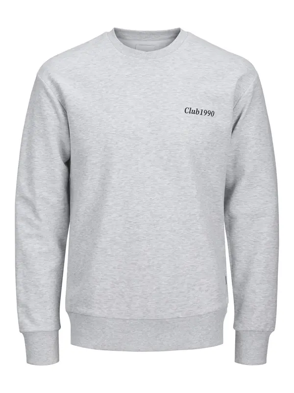 JACK & JONES JACK & JONES Majica 'JJEBradley'  pegasto siva / črna