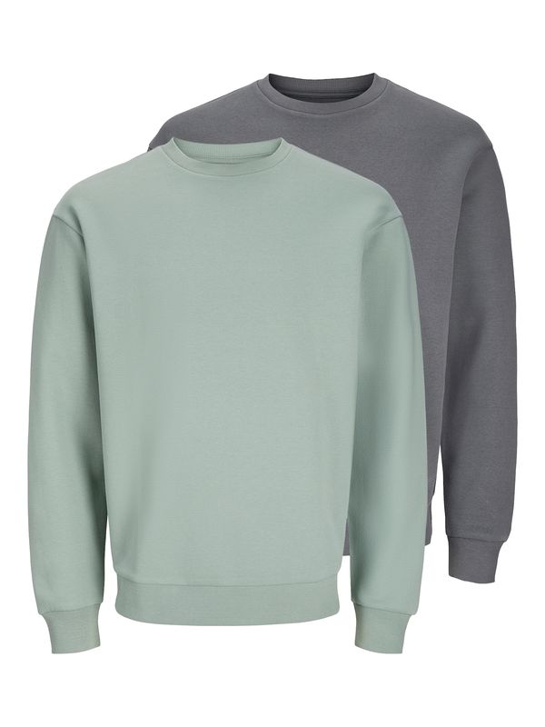 JACK & JONES JACK & JONES Majica 'JJEBRADLEY'  temno siva / meta