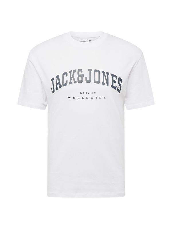 JACK & JONES JACK & JONES Majica 'JJECaleb'  črna / bela