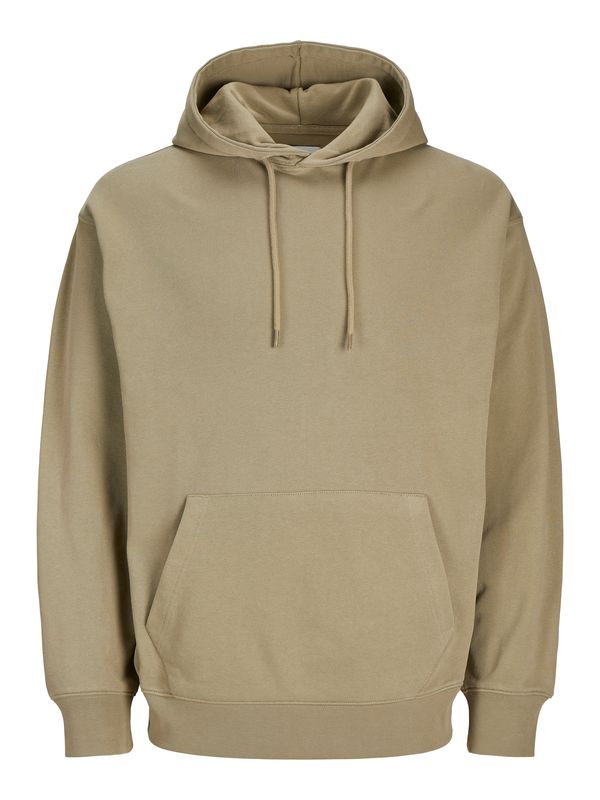 JACK & JONES JACK & JONES Majica 'JJECHARGE SWEAT HOOD NOOS'  kaki