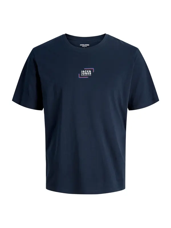JACK & JONES JACK & JONES Majica 'JJECorp'  temno modra / oranžna / bela