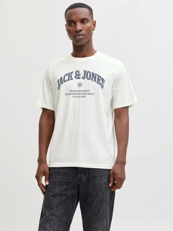 JACK & JONES JACK & JONES Majica 'JJEDenver'  modra / temno modra / bela