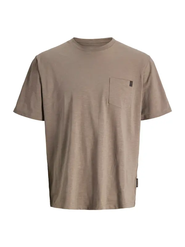 JACK & JONES JACK & JONES Majica 'JJEdover'  rjava