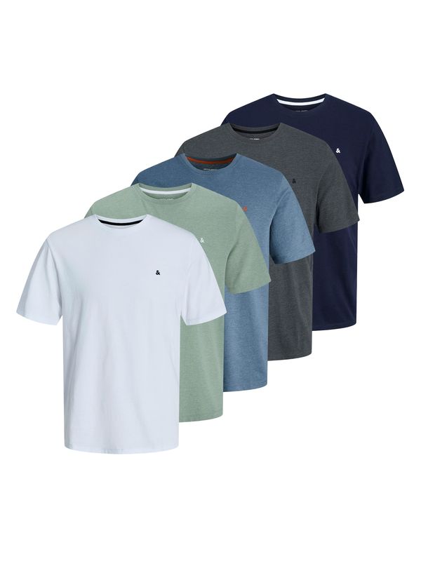 JACK & JONES JACK & JONES Majica 'JJEPAULOS'  marine / antracit / zelena / bela