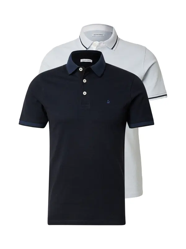 JACK & JONES JACK & JONES Majica 'JJEPaulos'  pastelno modra / temno modra