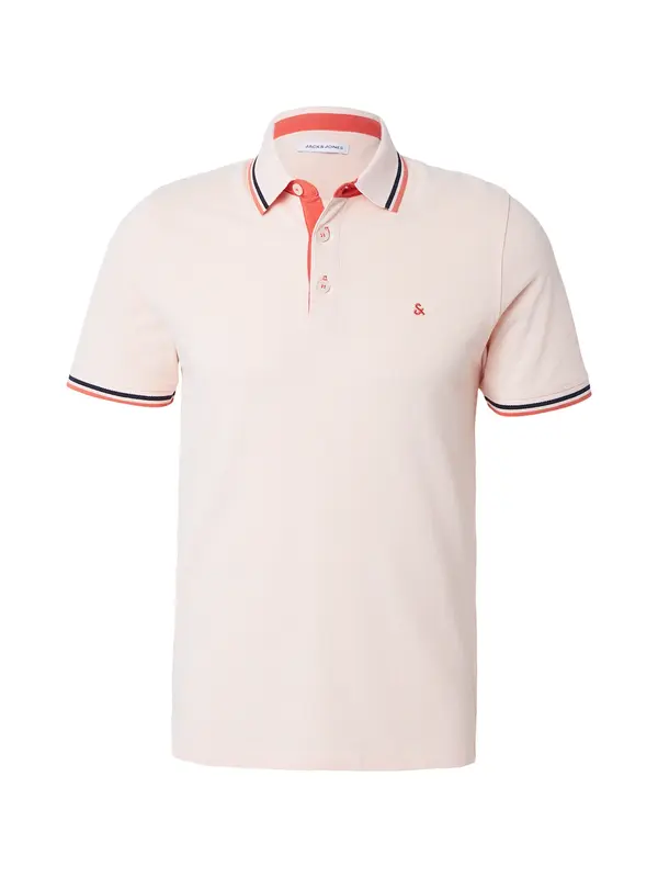 JACK & JONES JACK & JONES Majica 'JJEPaulos'  pesek / temno modra / oranžna