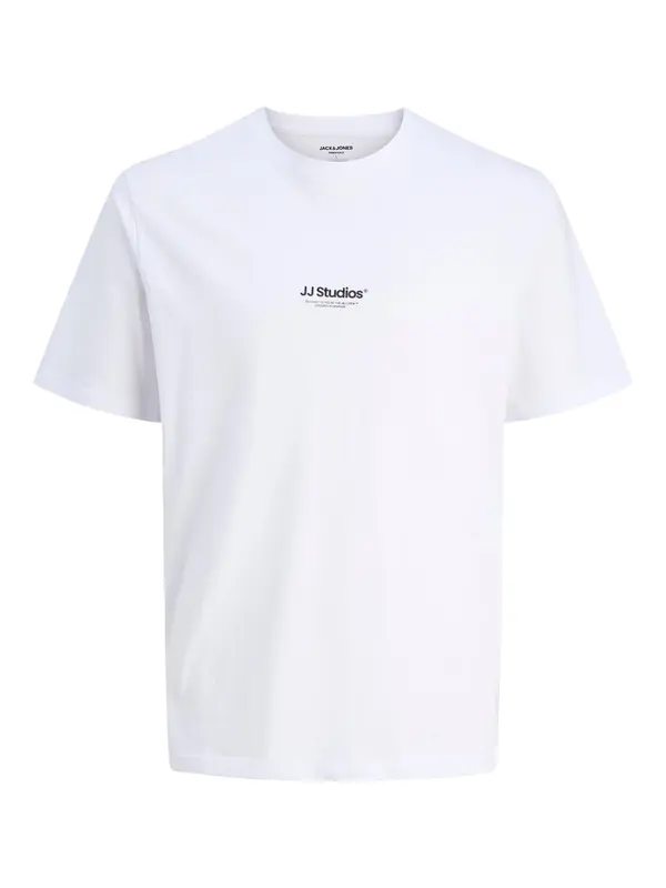 JACK & JONES JACK & JONES Majica 'JJESOHO'  črna / bela