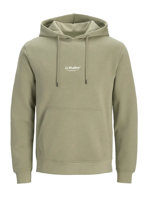 JACK & JONES JACK & JONES Majica 'JJESoho'  oliva / bela