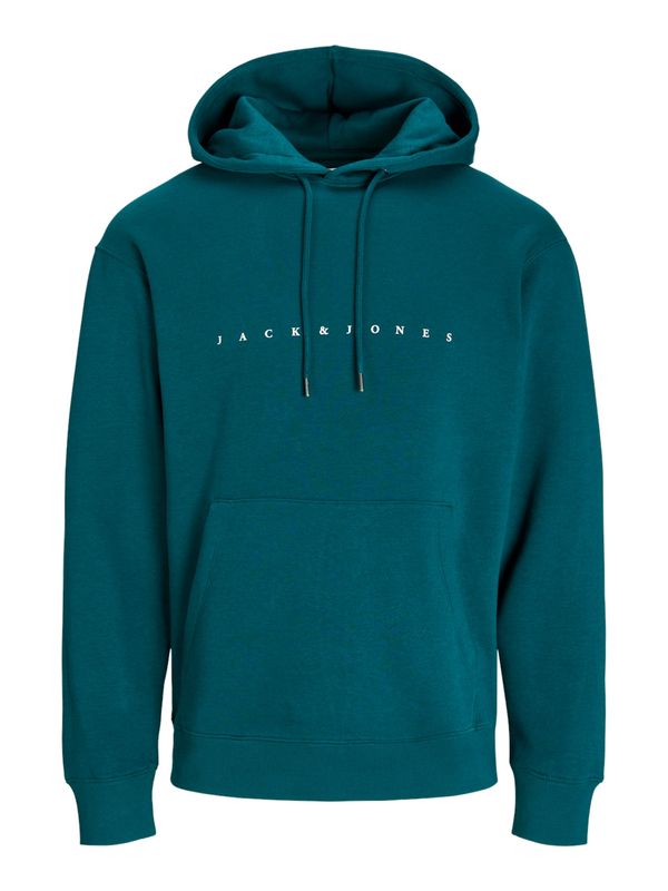 JACK & JONES JACK & JONES Majica 'JJEStar'  petrol / bela