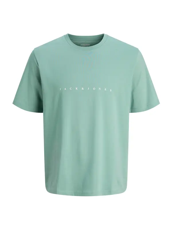 JACK & JONES JACK & JONES Majica 'JJEStar'  turkizna / bela