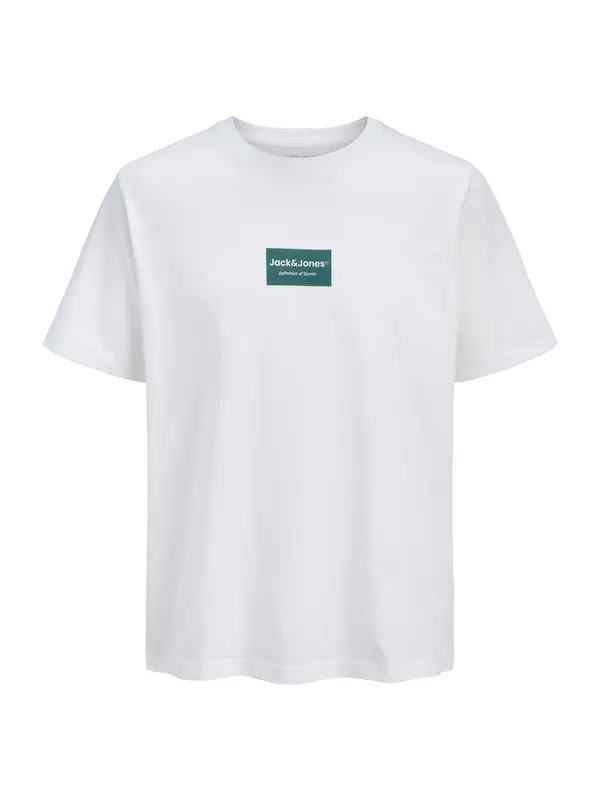 JACK & JONES JACK & JONES Majica 'JJFRANK'  marine / bela