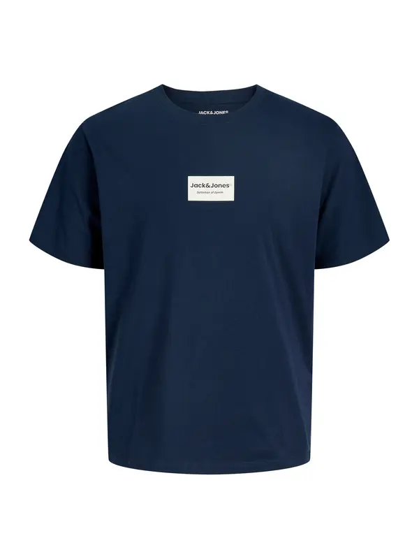 JACK & JONES JACK & JONES Majica 'JJFrank'  mornarska / bela