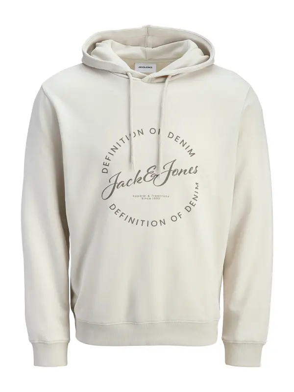 JACK & JONES JACK & JONES Majica 'JJGrayson'  bež / siva