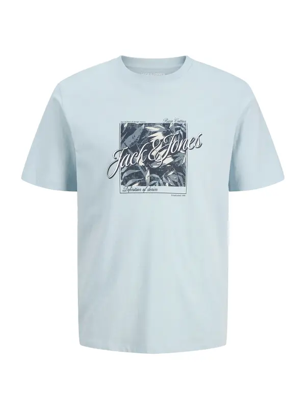 JACK & JONES JACK & JONES Majica 'JJHonolulu'  mornarska / dimno modra / pastelno modra / bela