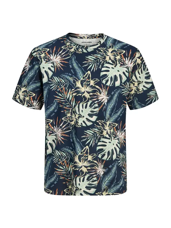 JACK & JONES JACK & JONES Majica 'JJHonolulu'  mornarska / mokka / meta / marelica