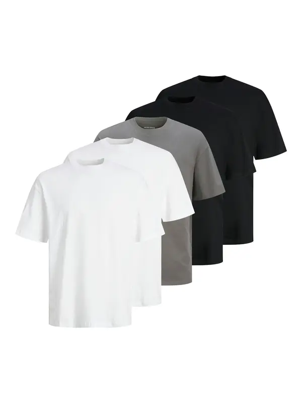 JACK & JONES JACK & JONES Majica 'JJHugo'  barva blata / črna / bela