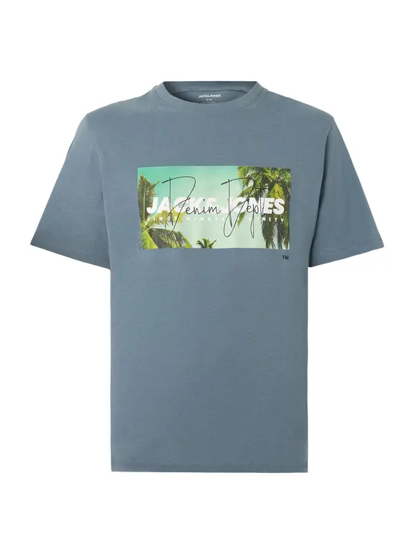 JACK & JONES JACK & JONES Majica 'JJIndiana'  safir / oliva / črna / bela